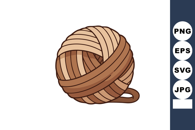 Yarn Ball Clipart Image 6