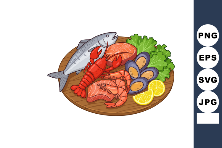 Shrimp Clipart Image 7