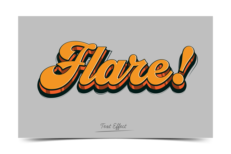 Hand draw Lettering Style Text Effects Editable