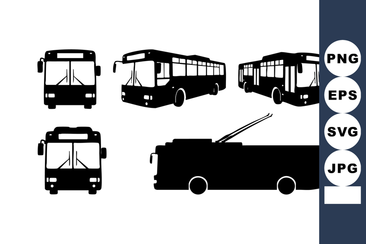 Bus Silhouette Image 11