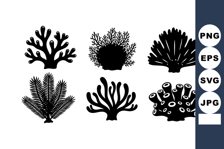 Coral Silhouette Image 10