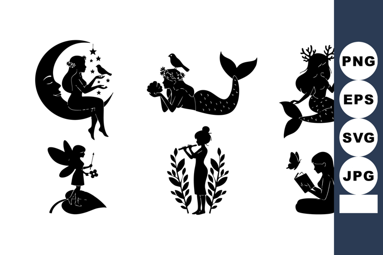 Mermaid Vector Image 6