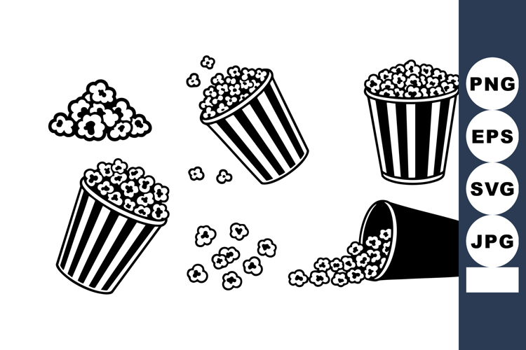 Popcorn Vector Image 5