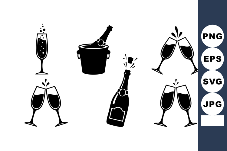 Wine Bottle Silhouette Image 22