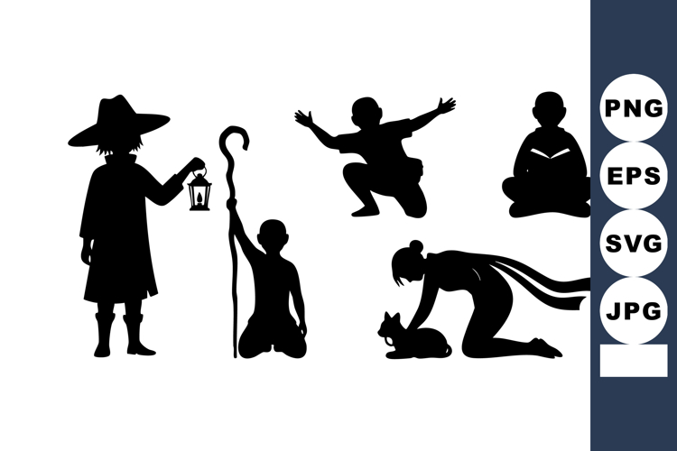 Praying Silhouette Image 16