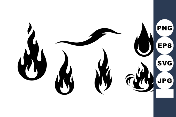 Flame Vector Image 13