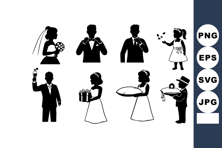Party Silhouette Image 16