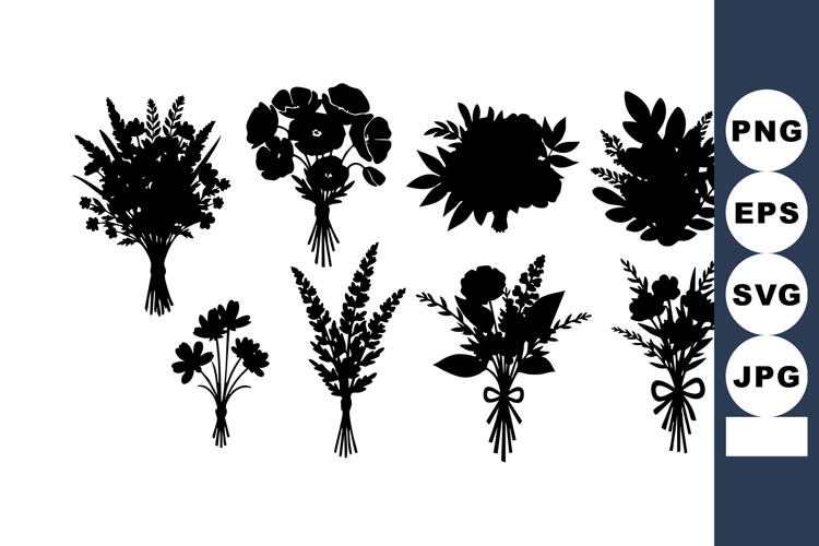 Flower Silhouette Image 20