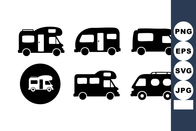 Camper Vector Image 4