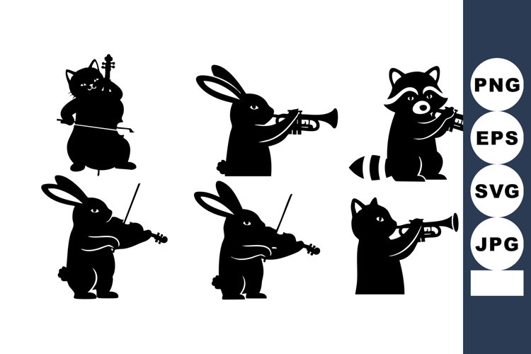 Raccoon Silhouette Image 17