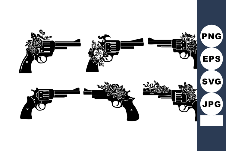 Pistol Silhouette Image 12
