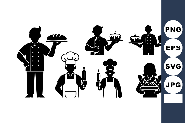 Chef Silhouette Image 4