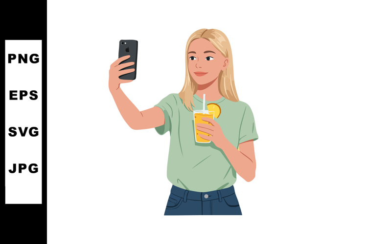 Selfie Clipart Image 19