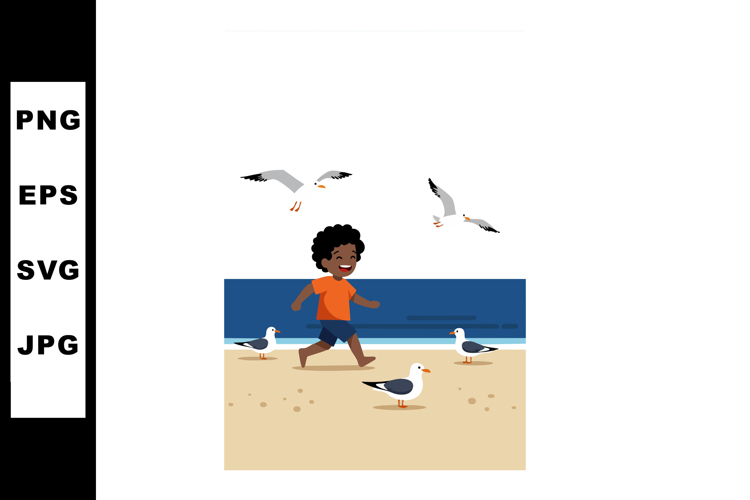 Seagull Clipart Image 24