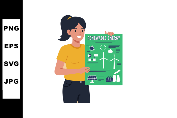 Wind Turbine Clipart Image 4