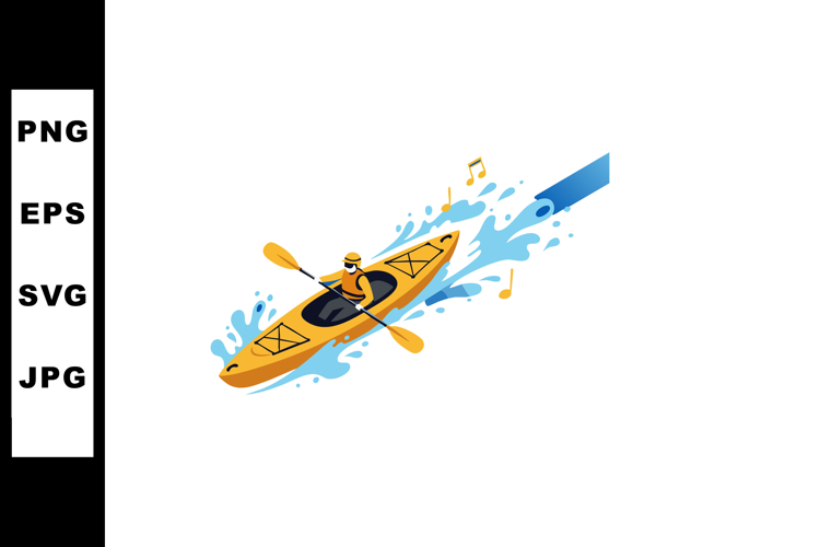 Kayak Clipart Image 6