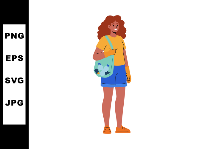 Curly Hair Clipart Image 3