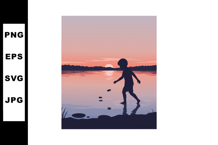 Child Silhouette Image 15