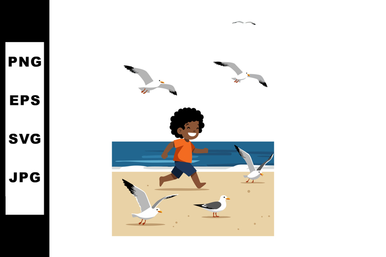Seagull Clipart Image 16
