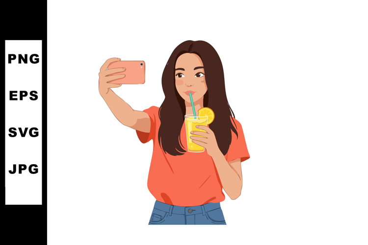 Selfie Clipart Image 23