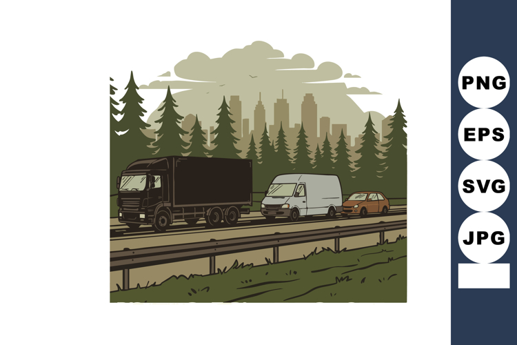 Skyline Clipart Image 24