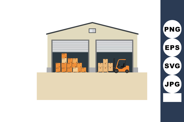 Forklift Clipart Image 5