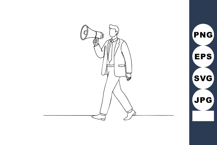 Megaphone Vector Image 11