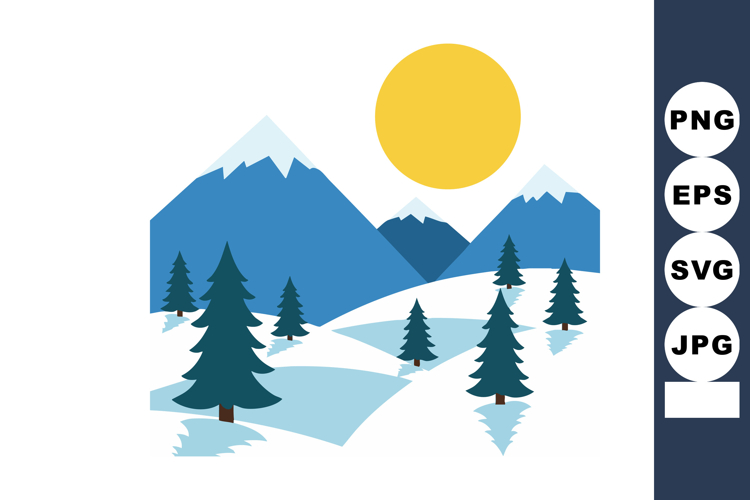 Snow Vector Image 7