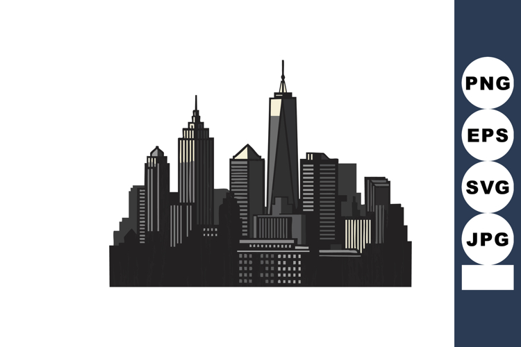 Skyline Clipart Image 23