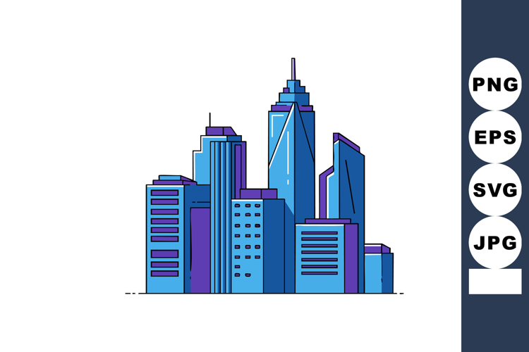 Skyline Clipart Image 16