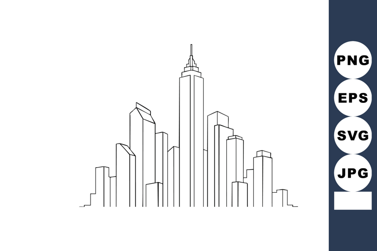 Skyline Clipart Image 15