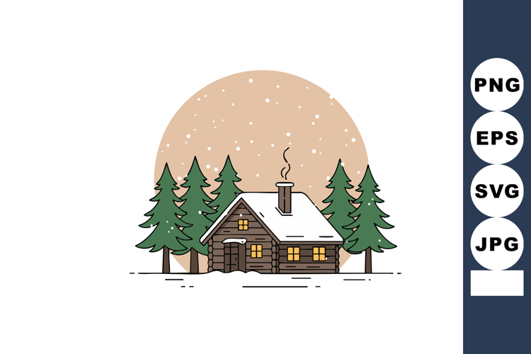Cabin Clipart Image 10