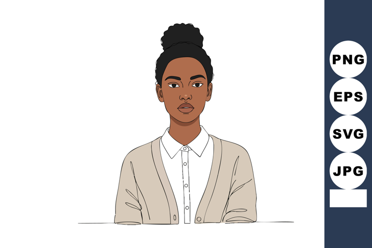 African Clipart Image 4