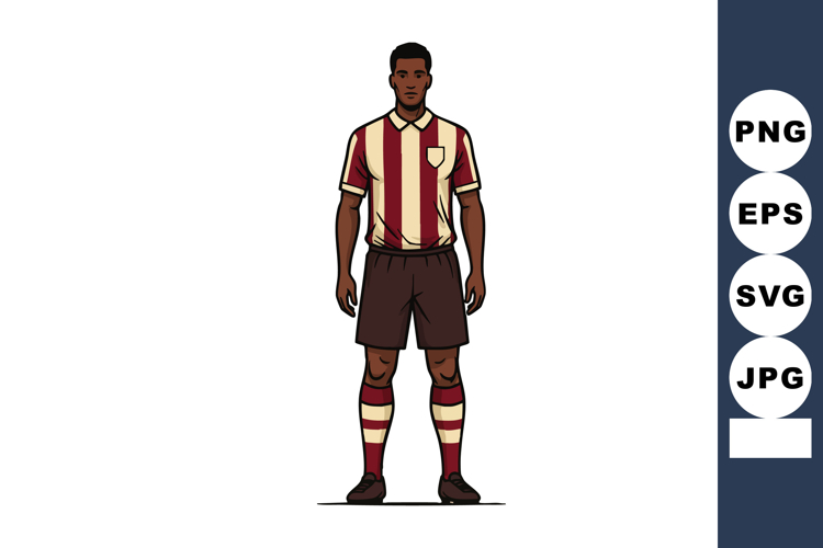 Soccer Player Clipart Image 15
