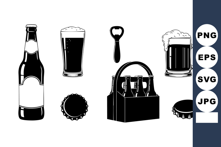 Beer Bottle Vector Image 11