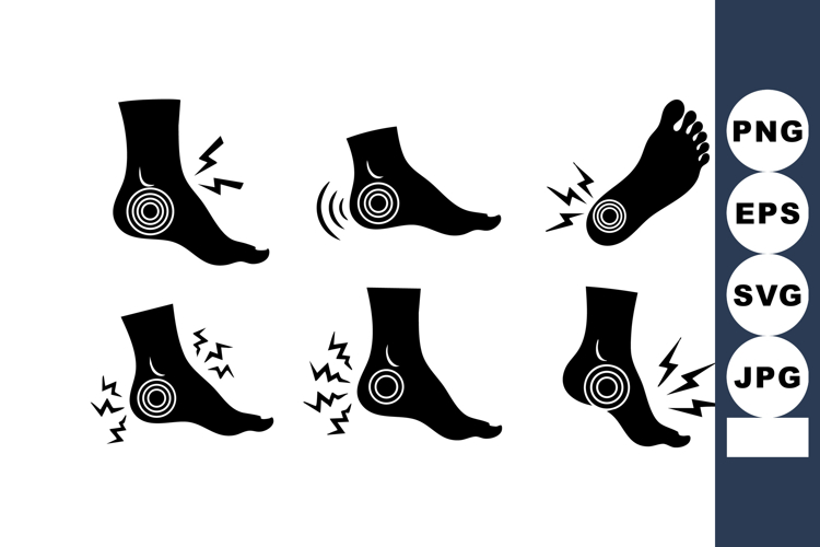 Foot Silhouette Image 8