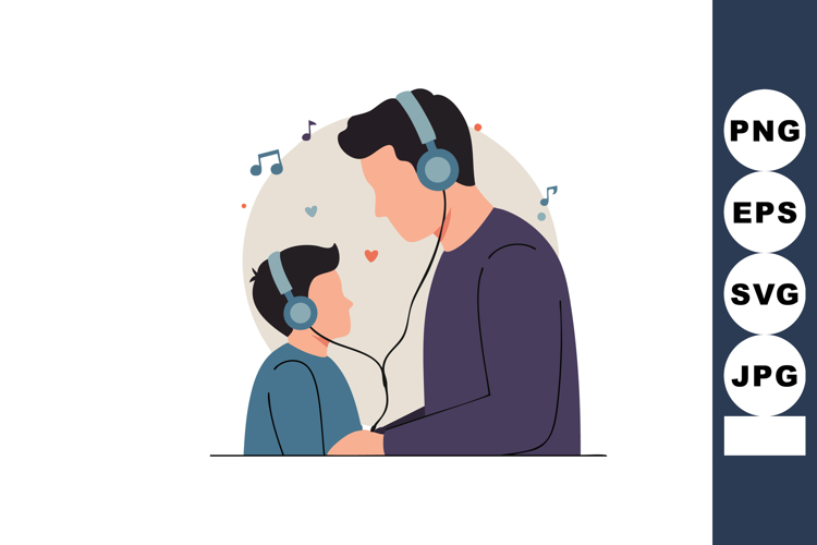 Listening To Music Clipart Image 23