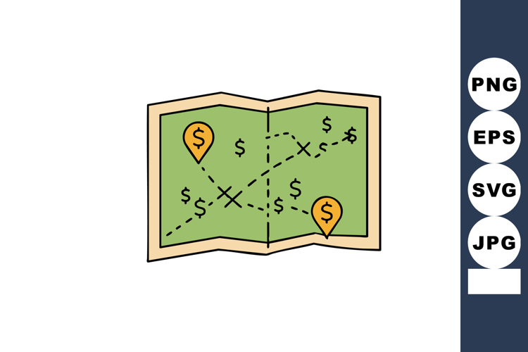 Map Clipart Image 4