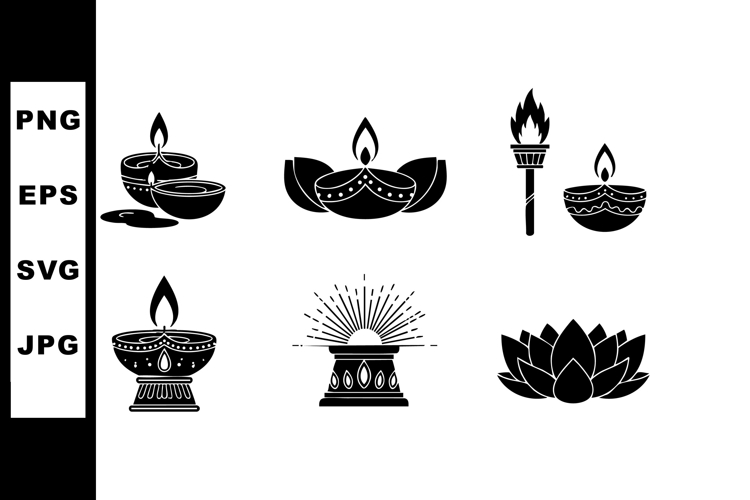 Flame Silhouette Image 20