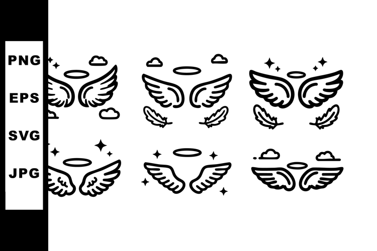 Angel Wings Vector Image 2