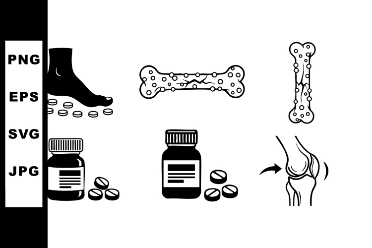 Bone health supplements and vitamins for joint support and