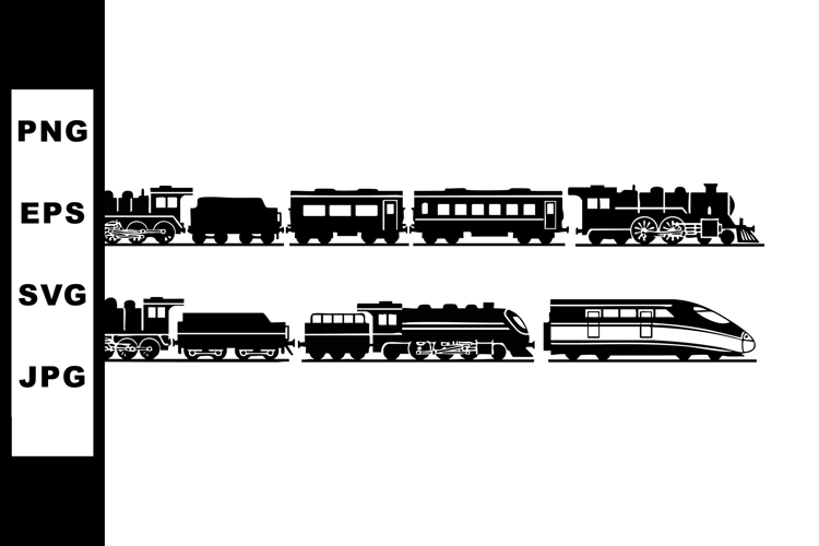 Train Silhouette Image 23
