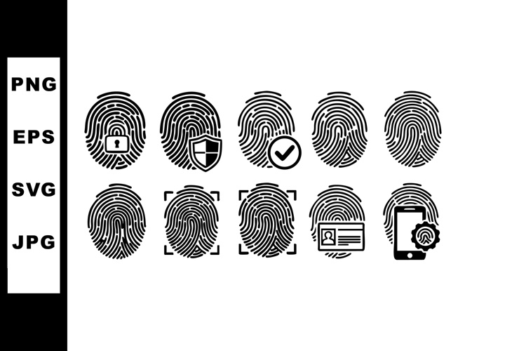Fingerprint Icon Image 21