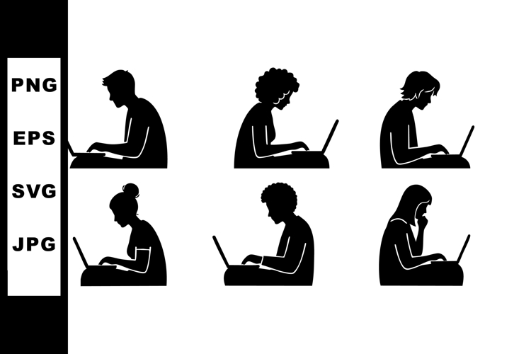 Computer Silhouette Image 11