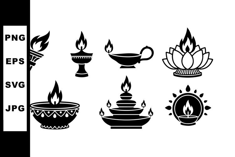 Flame Silhouette Image 16