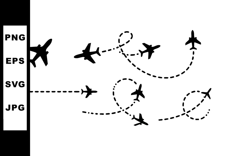 Airplane Silhouettes Image 13