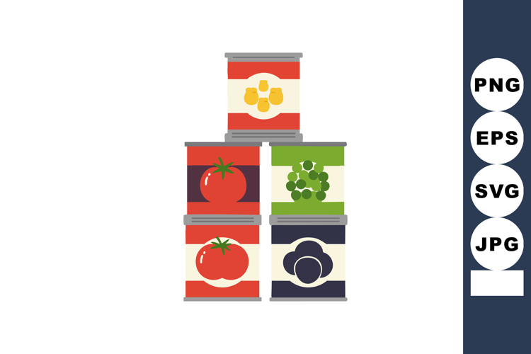 Canned Food Clipart Image 17