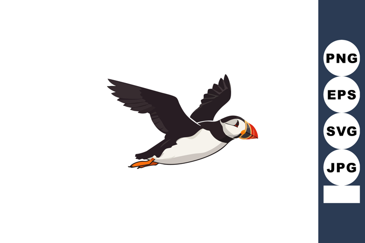 Black And White Bird Clipart Image 16