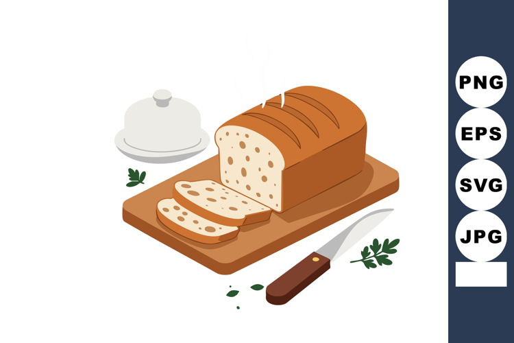 Loaf Of Bread Clipart Image 13