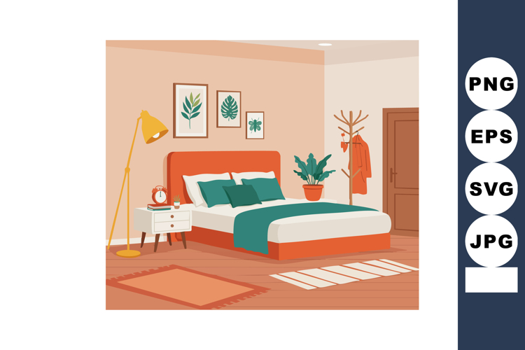 Bedroom Clipart Image 5